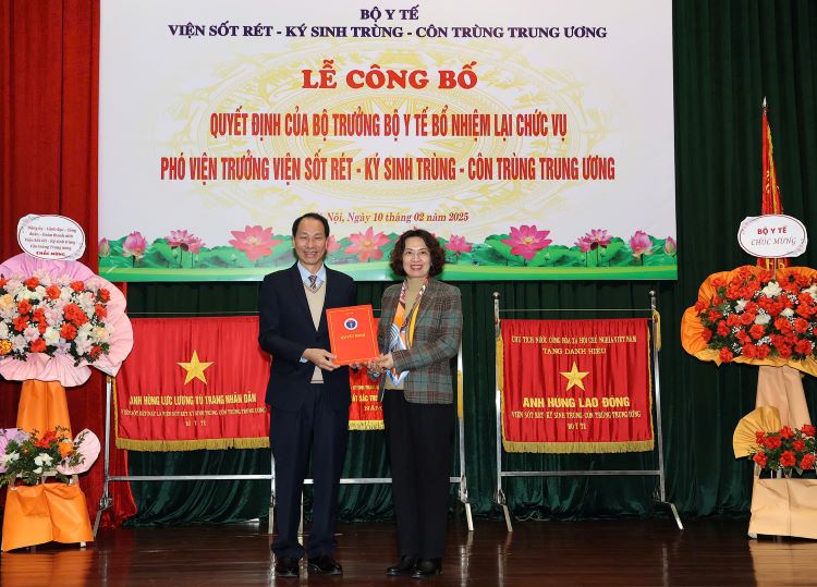Bộ Y tế bổ nhiệm lại Phó Viện trưởng phụ trách chuyên môn Viện Sốt rét