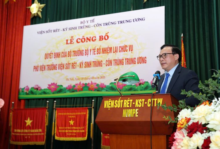Bộ Y tế bổ nhiệm lại Phó Viện trưởng phụ trách chuyên môn Viện Sốt rét