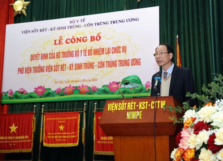 Bộ Y tế bổ nhiệm lại Phó Viện trưởng phụ trách chuyên môn Viện Sốt rét